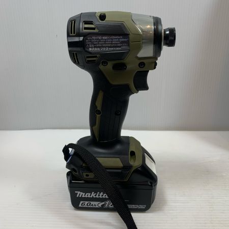  MAKITA マキタ 締め付け工具 インパクトドライバ コードレス式 18v 733013 TD173DRGXO オリーブ