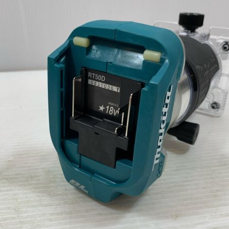  MAKITA マキタ 切削工具 トリマー MAKITA コードレス式 18v 831036 RT50D グリーン×シルバー