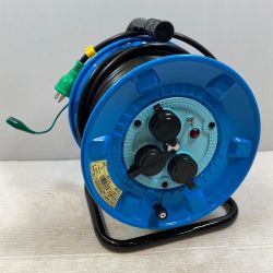 κκ NICHIDO 電材 コードリール NPW-E33 ブルー Aランク