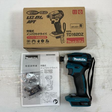  MAKITA マキタ 締め付け工具 インパクトドライバ コードレス式 14.4v 73808 TD162DZ ブルー
