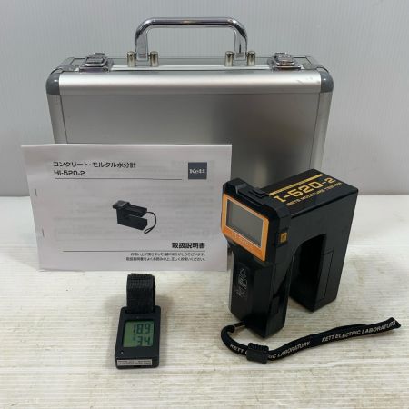  kett 工具関連用品 水分計 BH07079 通電のみ確認 HI-520-2 ブラック