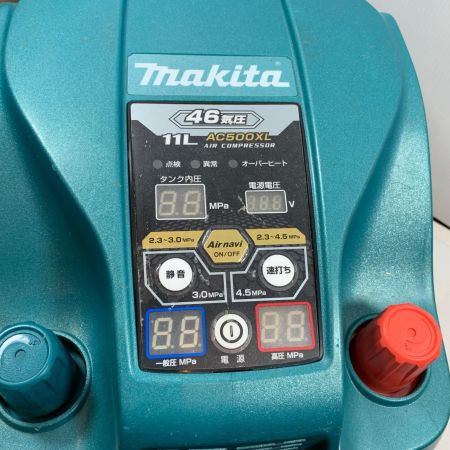  MAKITA マキタ エアツール コンプレッサー 高圧/常圧 100v 24612872 AC500XL ブルー