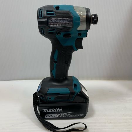  MAKITA マキタ 締め付け工具 インパクトドライバ コードレス式 18v 6.0Ah 717739 TD173DRGX ブルー