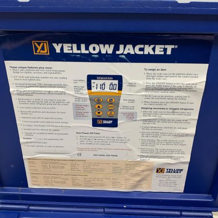  YELLOW JACKET 工具関連用品 YELLOW JACKET チャージングスケール ネイビー