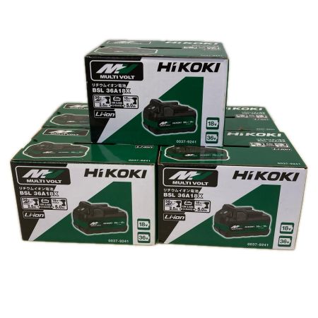 HiKOKI ハイコーキ 工具 工具関連用品 バッテリー 36v 5個セット BSL36A18X