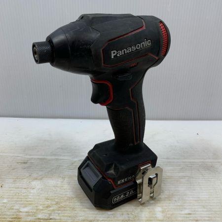  Panasonic パナソニック 締め付け工具 インパクトドライバ コードレス式 10.8v 2.0Ah 2031693 EZ1P31 ブラック×レッド