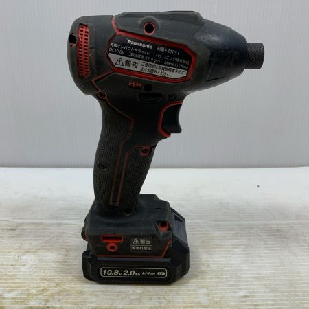  Panasonic パナソニック 締め付け工具 インパクトドライバ コードレス式 10.8v 2.0Ah 2031693 EZ1P31 ブラック×レッド