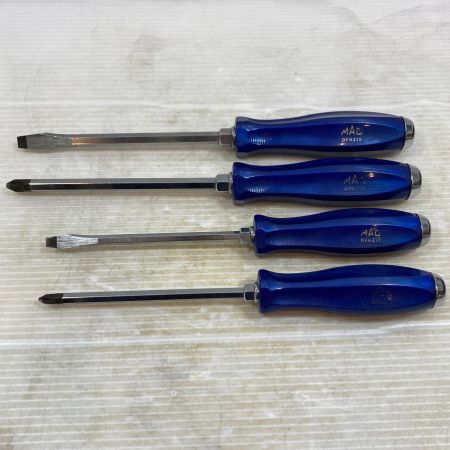  MAC TOOLS マック ハンドツール ドライバー DPH315/DFH213/DPH213 4本セット DFH315 ホライゾンブルー