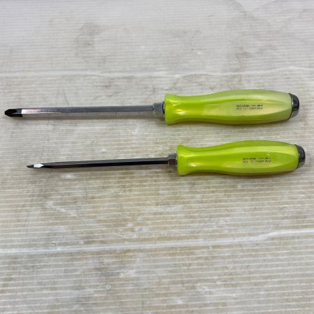  MAC TOOLS マック ハンドツール ドライバー 2本セット DPH315/DPH213 ライムキャンディ