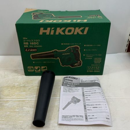  HiKOKI ハイコーキ 工具 ブロワ コードレス式 18v JN12913 RB18DC グリーン