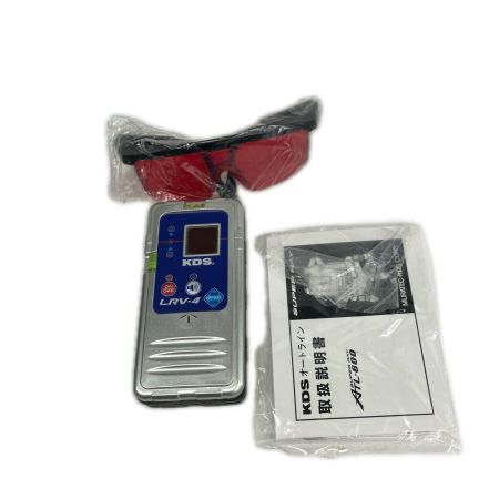 KDS レーザー墨出し器　受光器・ケース付 60A01752 赤レーザー ATL-600 ブラック