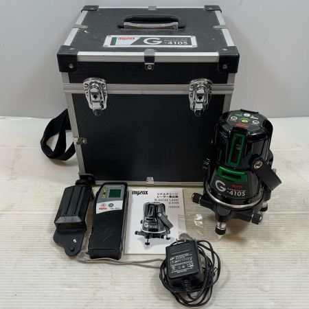  myzox レーザー墨出し器 G41S00665 グリーンレーザー G-410S ブラック