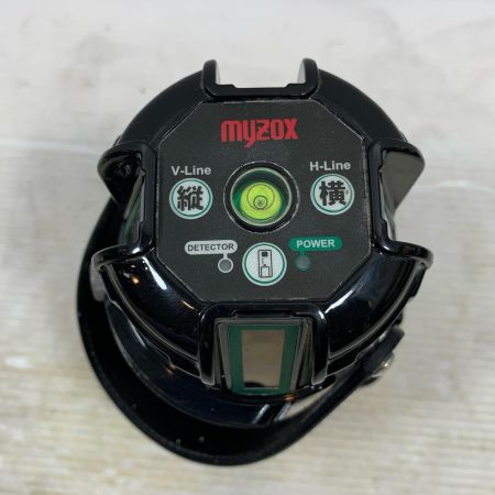  myzox レーザー墨出し器 G41S00665 グリーンレーザー G-410S ブラック