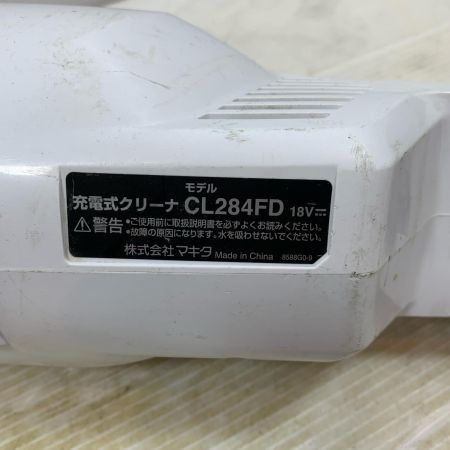  MAKITA マキタ 工具関連用品 充電式クリーナー 18v 106814 CL284FD ホワイト