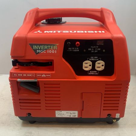  MITSUBISHI ミツビシ 大型機械 インバーター発電機 4サイクル 000301 MGC1001 レッド