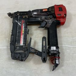 κκ MAX マックス エアツール エアネイラ 高圧 18131305F50F3 HA-50F3(D) ブラック×レッド Cランク