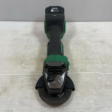  HiKOKI ハイコーキ 研磨工具 ディスクグラインダー コードレス式 100mm 36v J771385 G3610DA グリーン