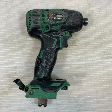  HiKOKI ハイコーキ 締め付け工具 インパクトドライバ コードレス式 18v 080028 WHB18DBL ブラック×グリーン