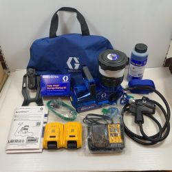 κκ GRACO グレコ  電動工具 充電式スプレーガン コードレス式 18v DA25A20B47700438 美品 ウルトラクイックショット 20B477 ブルー Aランク