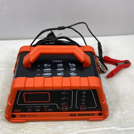  BAL バル バッテリーチャージャー   コード式 美品 1738 オレンジ