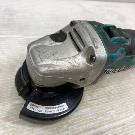  MAKITA マキタ ディスクグラインダー  本体のみ コードレス式 100mm 18v 066239 キズ・ヨゴレ有 GA404DN ブラック×グリーン