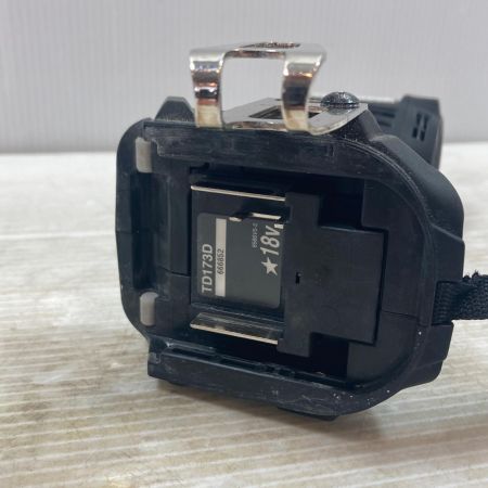  MAKITA マキタ 締め付け工具 インパクトドライバ  コードレス式 18v TD173DRGX ブラック