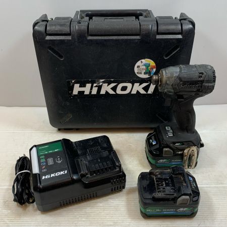  HiKOKI ハイコーキ 締め付け工具 インパクトドライバ コードレス式 36v J2402792 WH36DC ブラック
