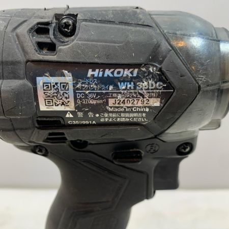  HiKOKI ハイコーキ 締め付け工具 インパクトドライバ コードレス式 36v J2402792 WH36DC ブラック