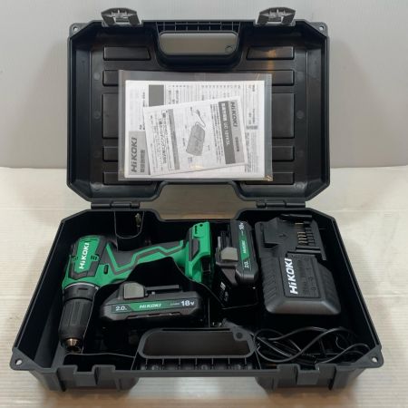  HiKOKI ハイコーキ 締め付け工具 震動ドライバドリル コードレス式 18v 2.0Ah J850188 DS18DD