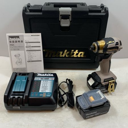  MAKITA マキタ 締め付け工具 インパクトドライバ コードレス式 18v 6.0Ah 833457【LXT20周年記念カラー】 TD173DGXPG プレミアムグレージュ
