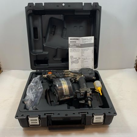  HiKOKI ハイコーキ エアツール ロール釘打機 ケース付 高圧 110137 NV50HR2 ブラック