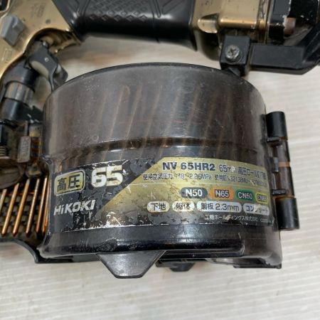  HiKOKI ハイコーキ エアツール ロール釘打機 ケース付 高圧 110084 NV65HR2 ブラック