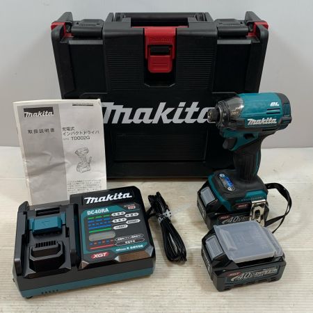  MAKITA マキタ 締め付け工具 インパクトレンチ コードレス式 40v 2.5Ah 131714 TD002GRDX