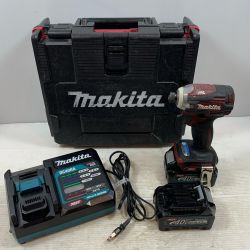 κκ MAKITA マキタ 締め付け工具 インパクトレンチ コードレス式 40v TD001G レッド Bランク