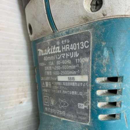  MAKITA マキタ 締め付け工具 ハンマドリル 40mm 100v 5515 HR4013C ブルー