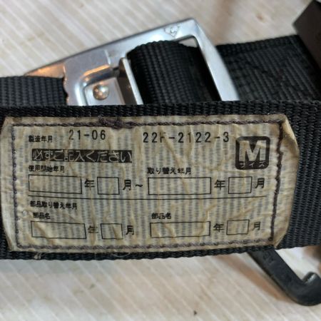  TAJIMA タジマ 工具関連用品 フルハーネス型安全帯 2021年06月製/Mサイズ ブラック