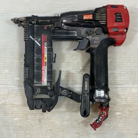  MAX マックス エアツール エアネイラ 高圧 50mm 18131305F HA-50F3(D) ブラック×レッド