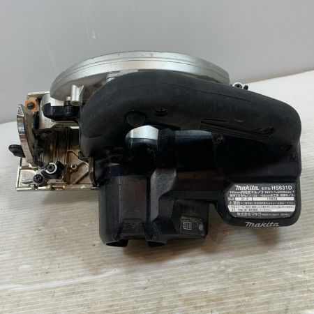  MAKITA マキタ 切断工具 丸のこ コードレス式 165mm 18v 179574 HS631D ブラック