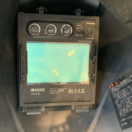  KOIKE 工具 工具関連用品 溶接面 KADF-816S ブラック