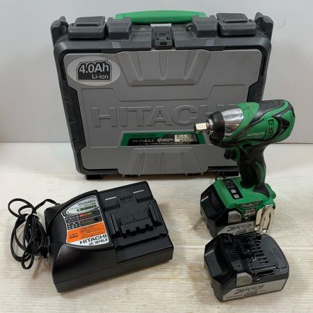  HITACHI 日立 締め付け工具 インパクトレンチ コードレス式 18v 4.0Ah D40040 WR18DBAL グリーン