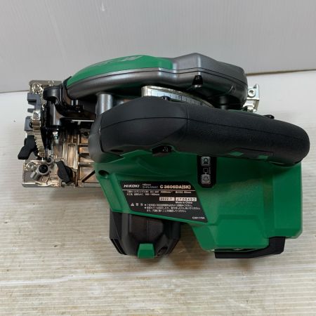  HiKOKI ハイコーキ 切断工具 丸のこ コードレス式 165mm 36v 720493 美品 C3606DA グリーン