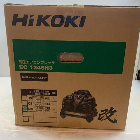  HiKOKI ハイコーキ  エアツール コンプレッサー 高圧 100v 350089 EC1245H3 ブラック