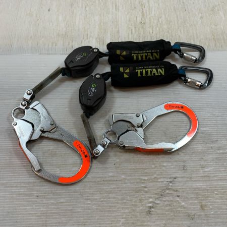  TITAN 工具関連用品 フルハーネス型安全帯 Mサイズ PAHN-10A ブラック