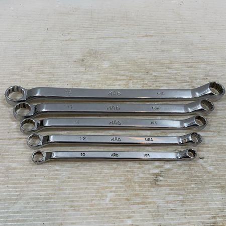  MAC TOOLS マック 両口メガネレンチ 19.17.14.12.10/5本セット BOM21719R