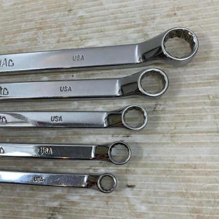 MAC TOOLS マック 両口メガネレンチ 19.17.14.12.10/5本セット BOM21719R