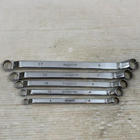  MAC TOOLS マック 両口メガネレンチ 19.17.14.12.10/5本セット BOM21719R