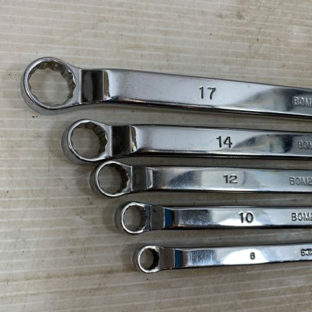  MAC TOOLS マック 両口メガネレンチ 19.17.14.12.10/5本セット BOM21719R