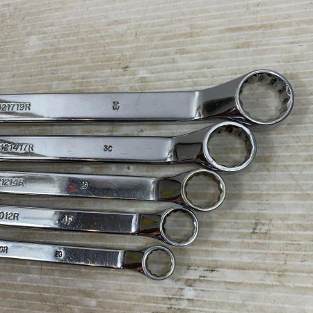  MAC TOOLS マック 両口メガネレンチ 19.17.14.12.10/5本セット BOM21719R