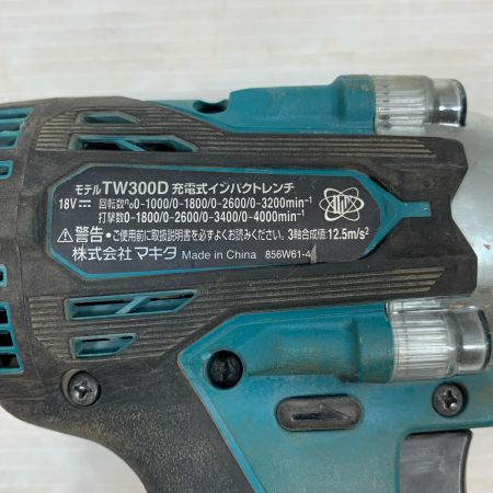 MAKITA マキタ 締め付け工具 インパクトレンチ コードレス式 18v 391379 TW300D