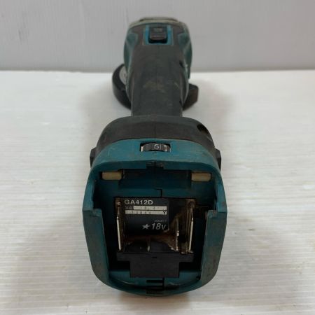  MAKITA マキタ 研磨工具 ディスクグラインダー コードレス式 18v 13844 GA412D